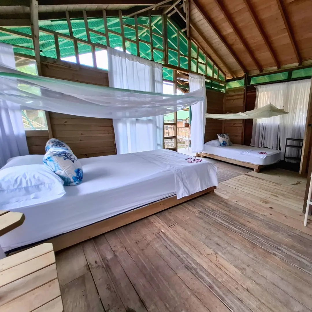 Descanso en la selva de Bahía Solano