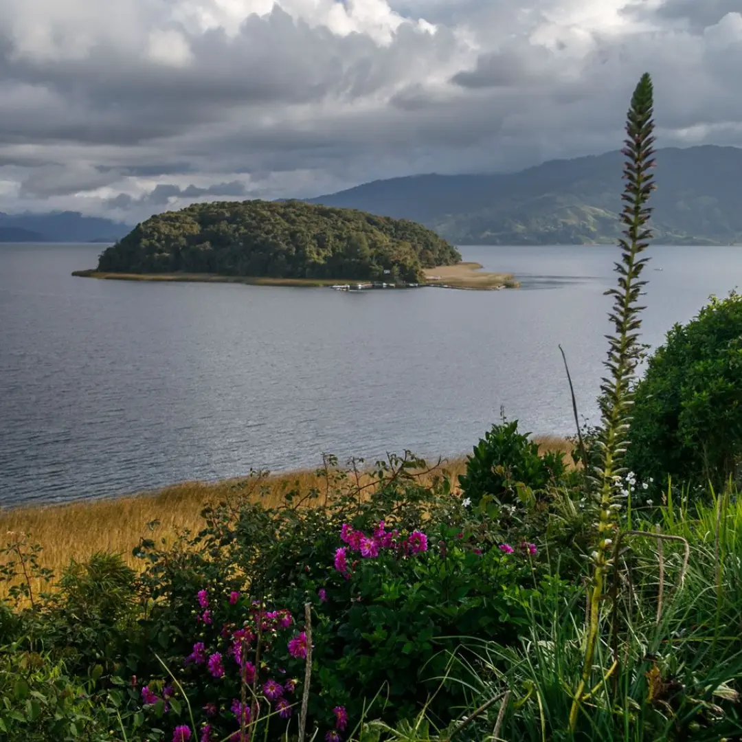 La serenidad de la Laguna de la Cocha