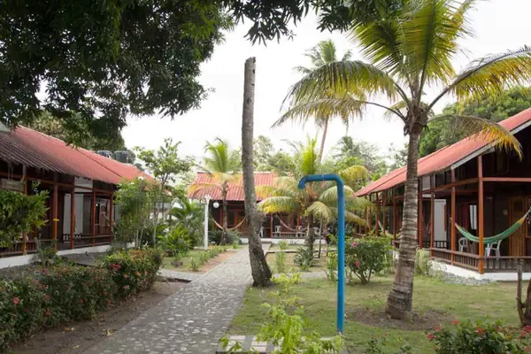 Beach hotel in Capurganá with land and sea transport